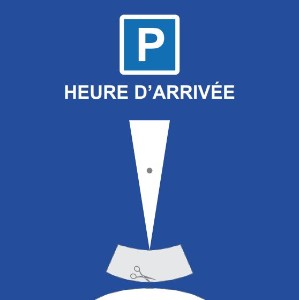 disque bleu de stationnement européen