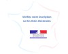 Carte de france + vérifiez votre inscription sur les liste électorales