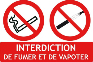 interdiction de fumer ou vapoter dans les espaces publics proches de mineurs