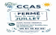 Fermeture estivale du CCAS du 1er au 31 juillet 2026