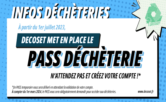 Mise en place du PASS DECHETERIE