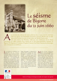 article de presse sur le séïsme de 1660